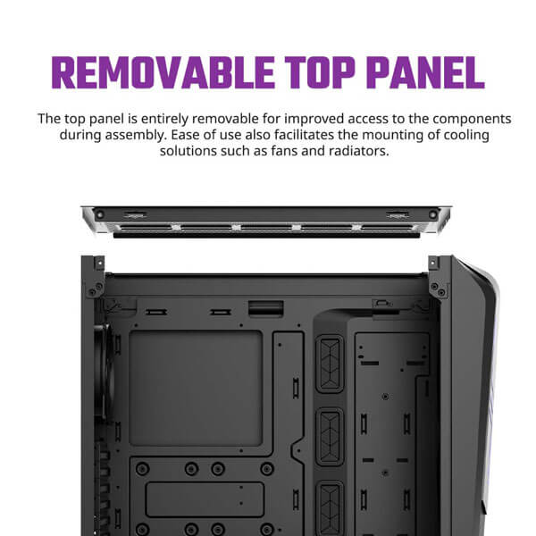 Cooler Master TD300 Mesh ARGB (M-ATX) Cabinet (Black)